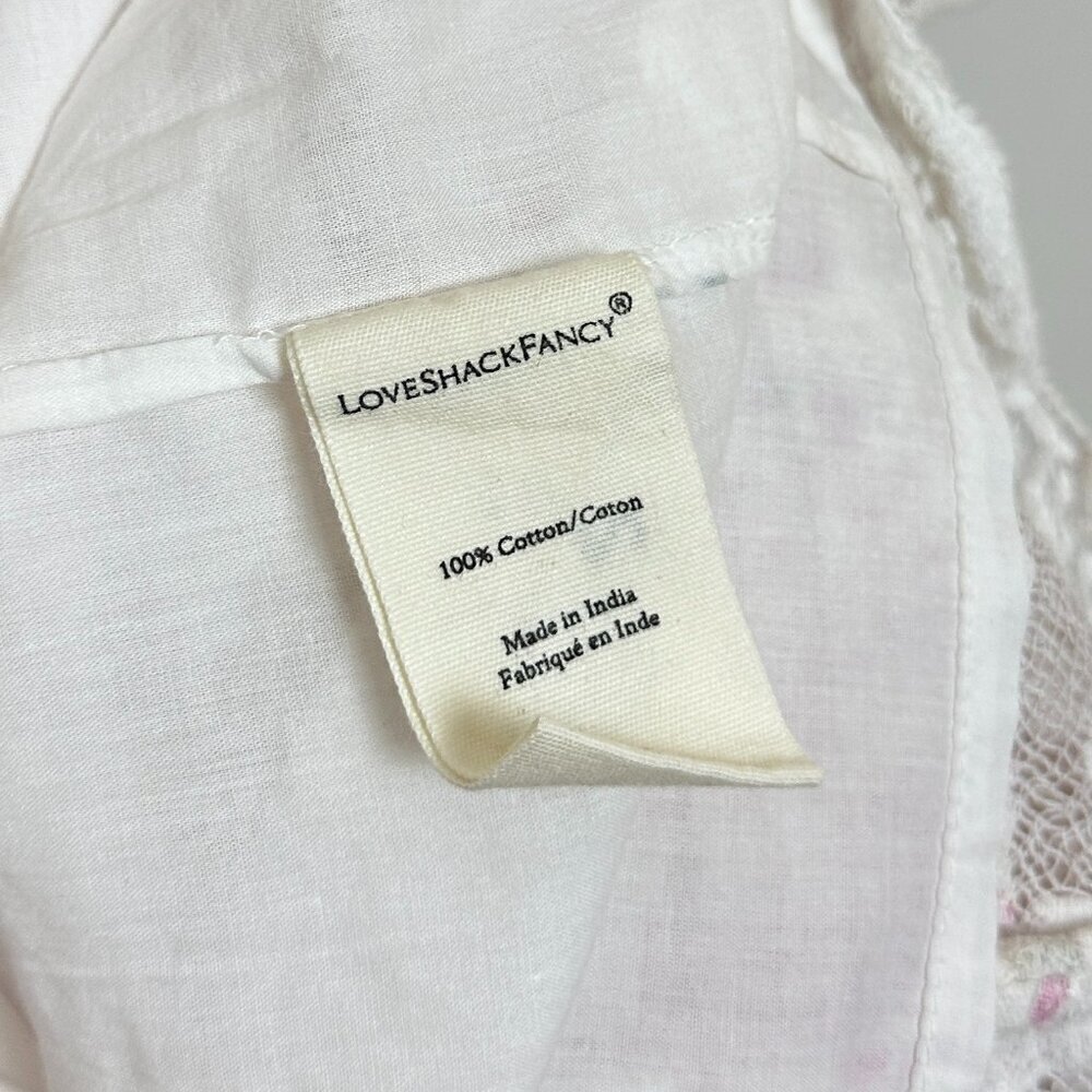 LOVESHACKFANCY Newton Dress in Poppy Pink Size Large - Picture 7 of 12